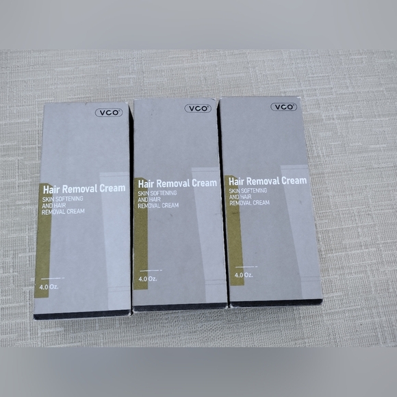 Lot Of 3 VGO Hair Removal Cream for Women & Men Painless Bikini Hair Removal - Picture 1 of 6